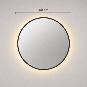 Medidas del espejo redondo con luz LED: 60 cm de diámetro
