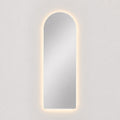 Espejo Arco Flotante Verona 50x160 Cm Luz Led encendido, vista frontal