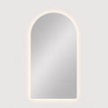 Espejo Arco Flotante Verona 60x120 Cm Luz Led encendido, vista frontal