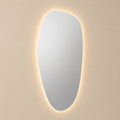 Espejo Irregular Flotante Monaco 70x150 Cm Luz Led encendido, vista frontal