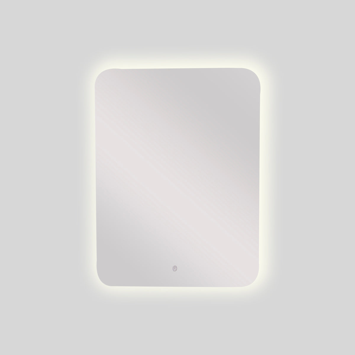 Espejo Baño Rectangular Alhambra 80x100 Cm Con Luz Led Cálida