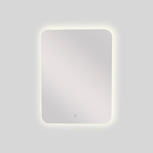 Espejo Baño Rectangular Alhambra 80x100 Cm Con Luz Led Cálida