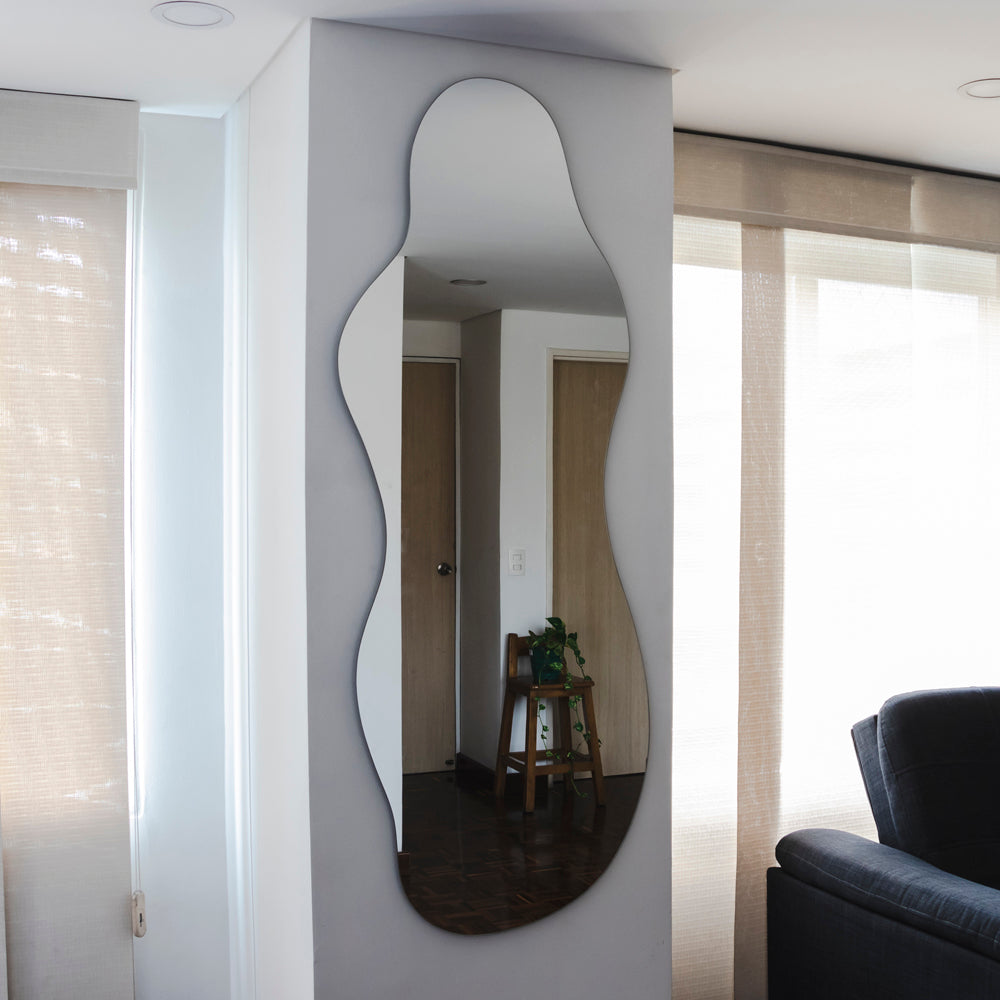 Espejo Irregular Flotante Sicilia 60x160 Cm