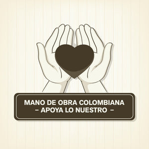 Mano de obra colombiana, fabricado por Sándalo Decoración